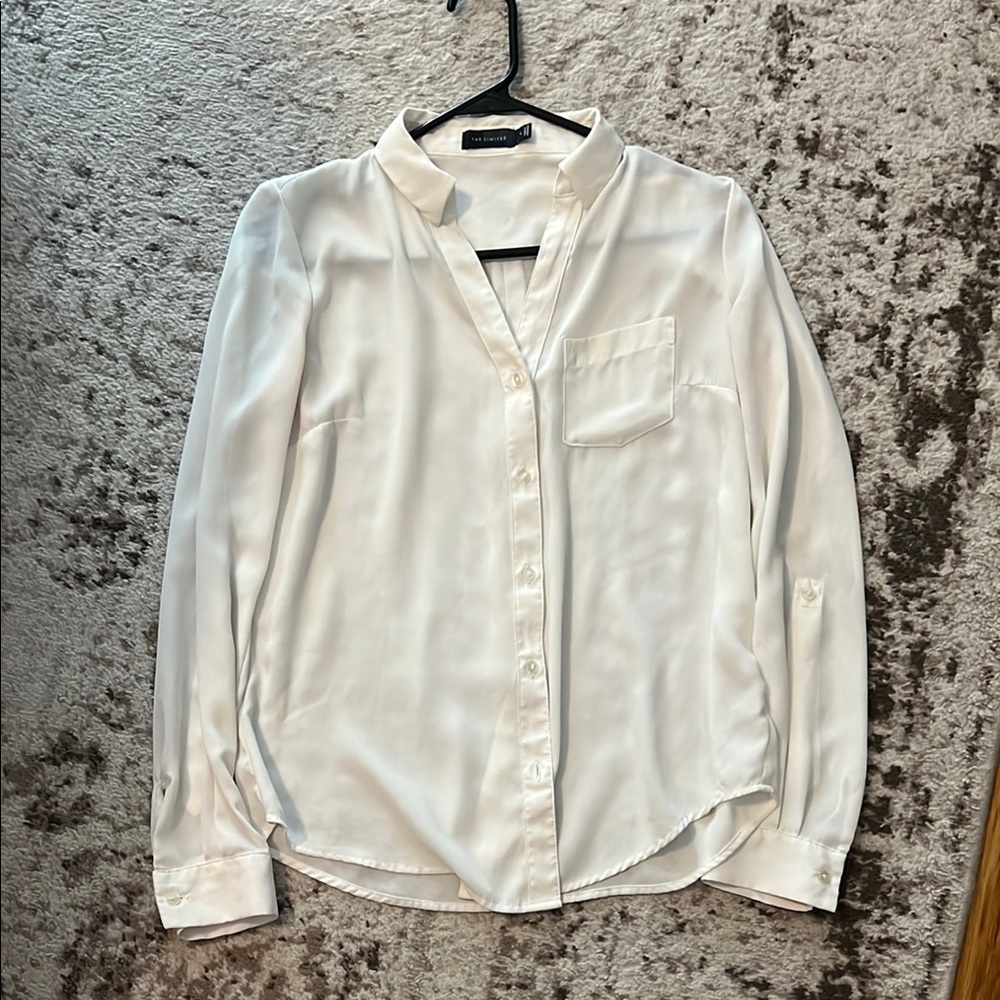 The Limited White Button-Up Shirt